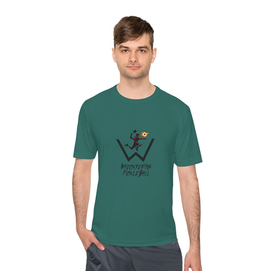Wreckreation Pickleball Men's Performance Moisture Wicking Tee