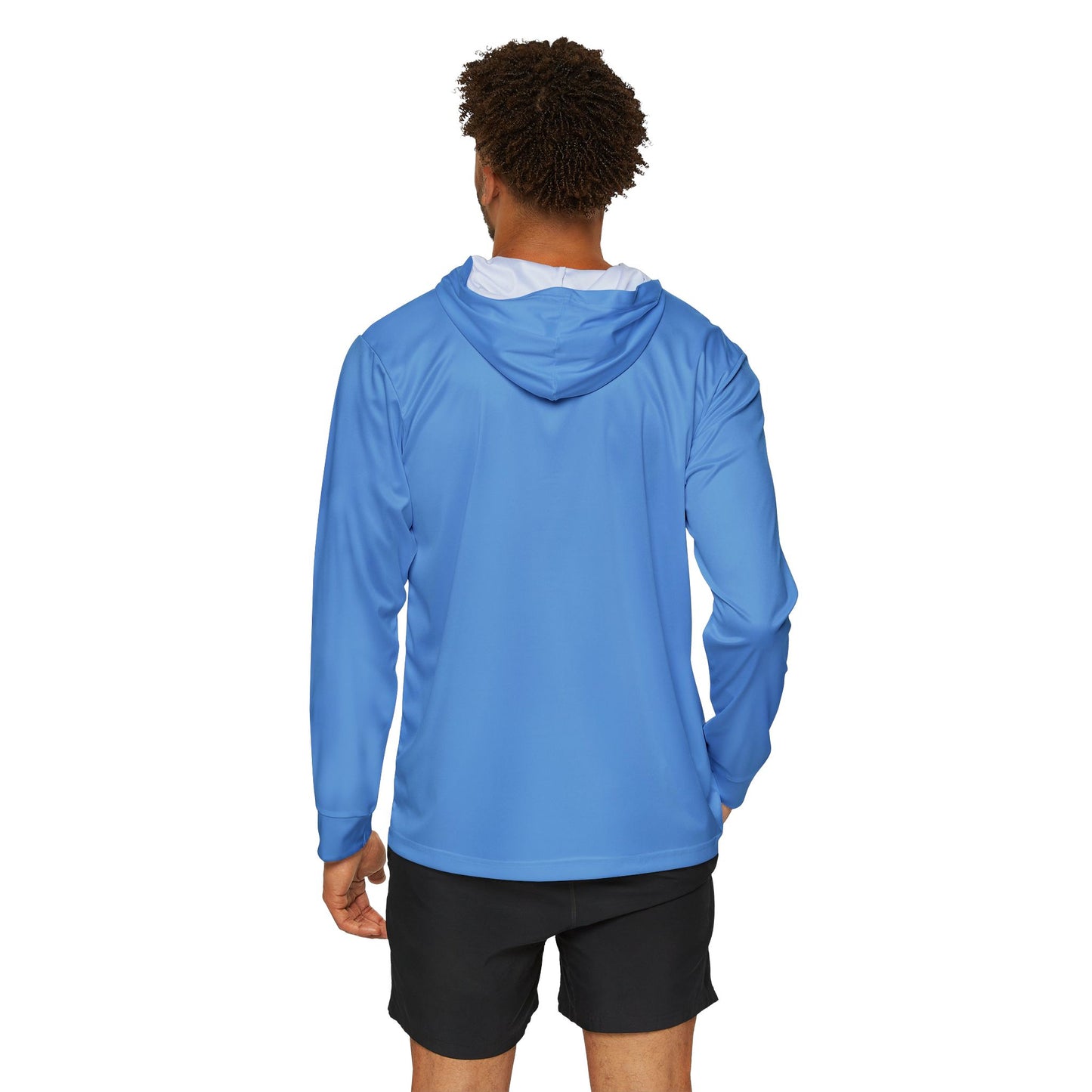 Wreckreation Pickleball Men's Sports Performance Hoodie (BLUE)